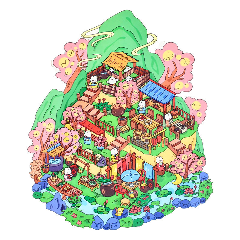 New 11.0 Game Series Miniature Scene Decoration Stickers Mini Stress Relief