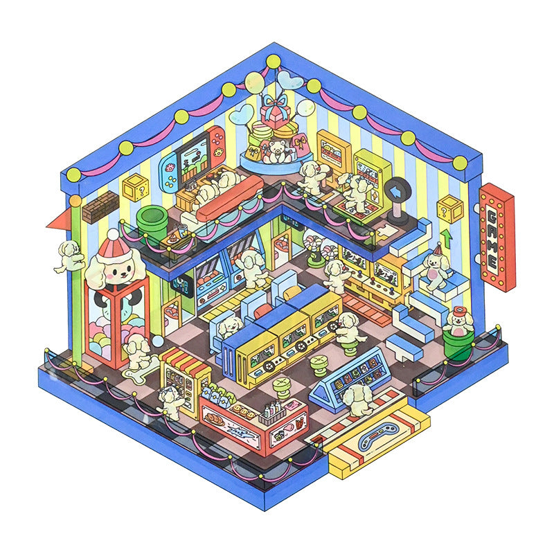 Cos Boss Series 8.0 DIY Miniature Scene Decoration Stickers Stress Relief