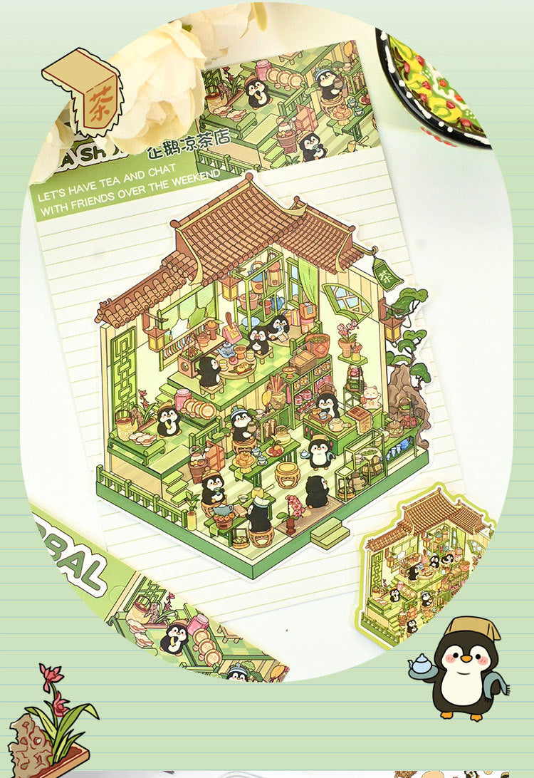 Cos Boss Series 8.0 DIY Miniature Scene Decoration Stickers Stress Relief