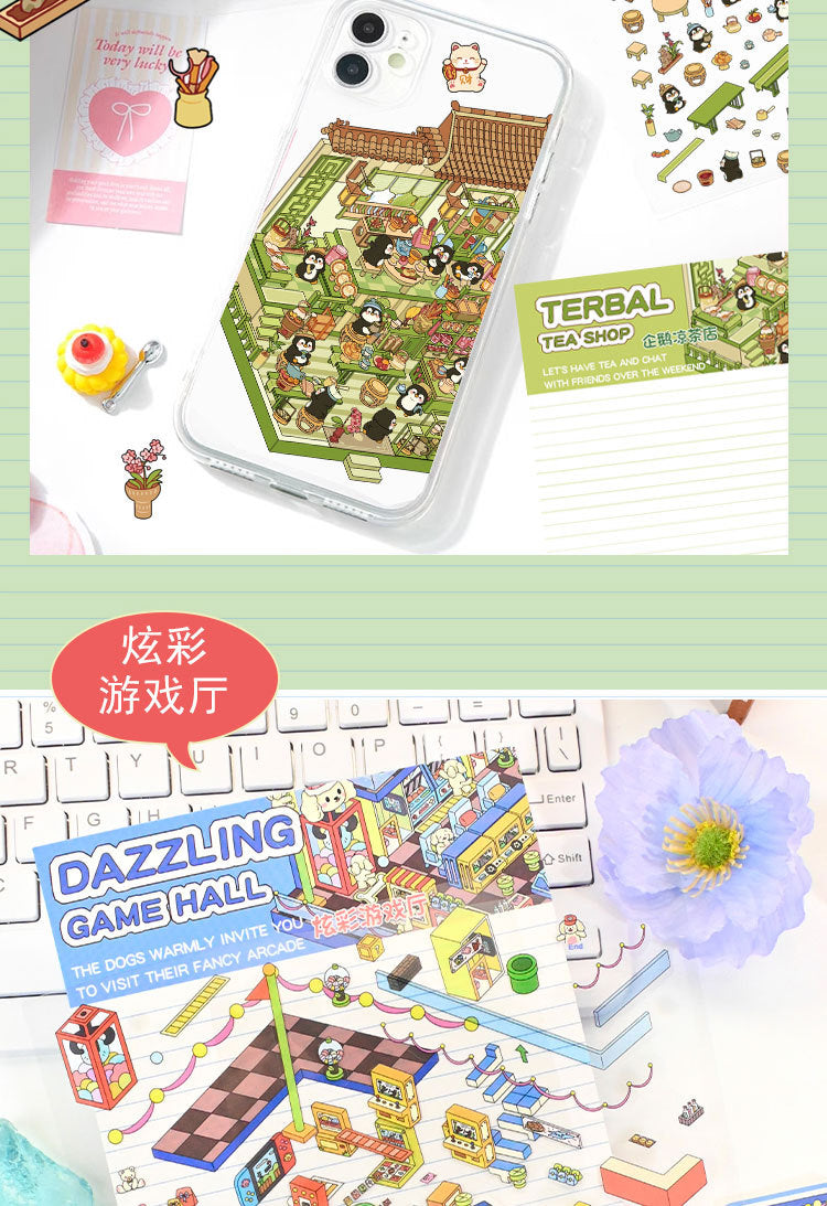 Cos Boss Series 8.0 DIY Miniature Scene Decoration Stickers Stress Relief