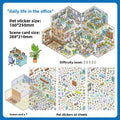 Today's Business Extra Large 3D DIY Miniature Scences Sticker 32 Lovely Miniature Stickers