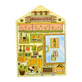 Landscape Street Scene Mechanism Stickers New Cute Scene Stickers High-Value Girl Stress Relief DIY