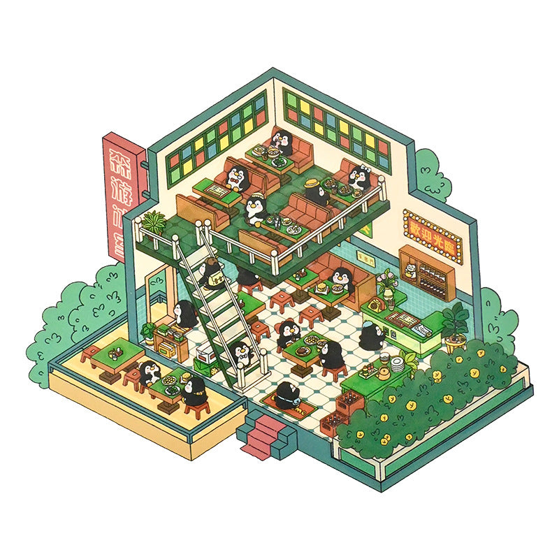 Cos Boss Series 8.0 DIY Miniature Scene Decoration Stickers Stress Relief