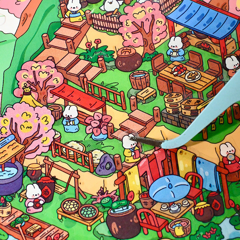 New 11.0 Game Series Miniature Scene Decoration Stickers Mini Stress Relief