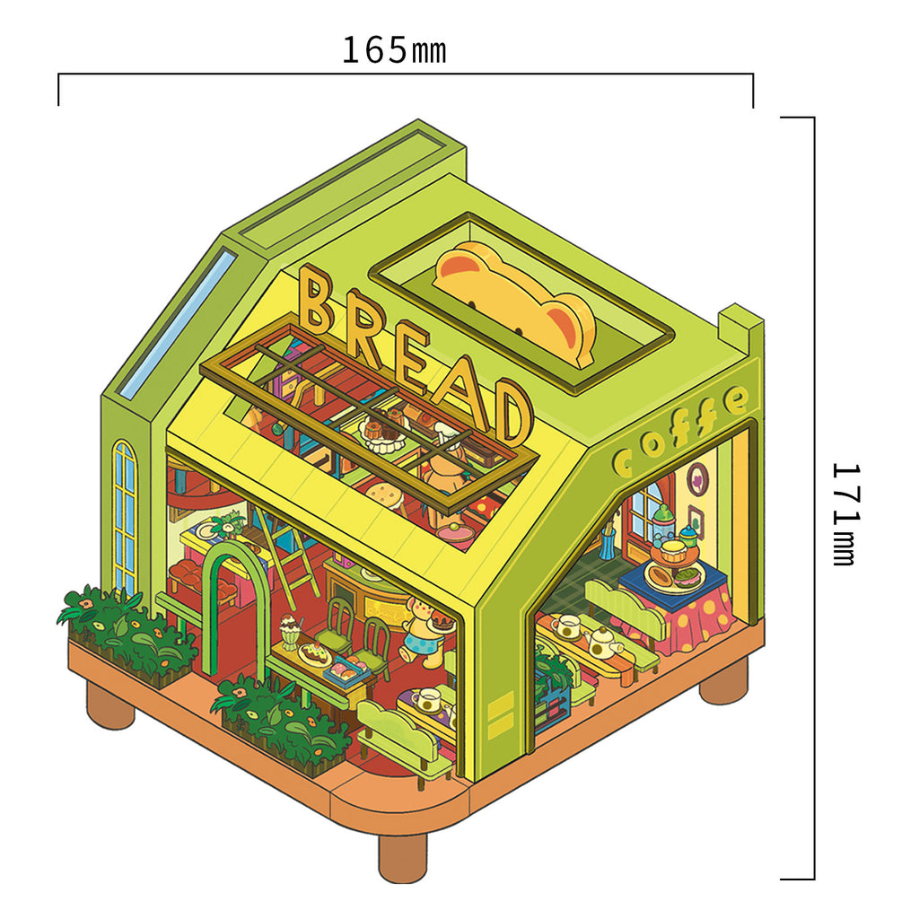 Large Version 19.0 Dessert Flip Series Scenery 3D Stickers Cute DIY Stress Relief