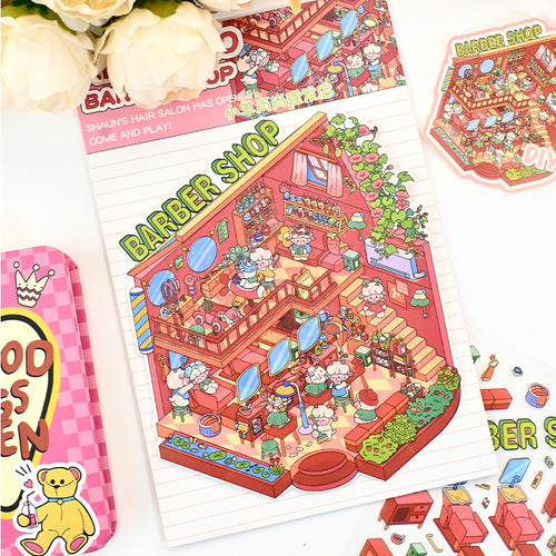 Cos Boss Series 8.0 DIY Miniature Scene Decoration Stickers Stress Relief