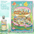 Cute Scene Stickers 56.0 Collage Large 3D Miniature Scene Stickers for Journaling