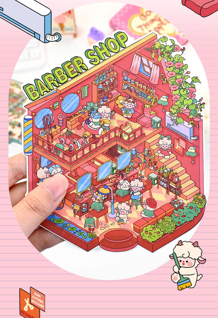 Cos Boss Series 8.0 DIY Miniature Scene Decoration Stickers Stress Relief