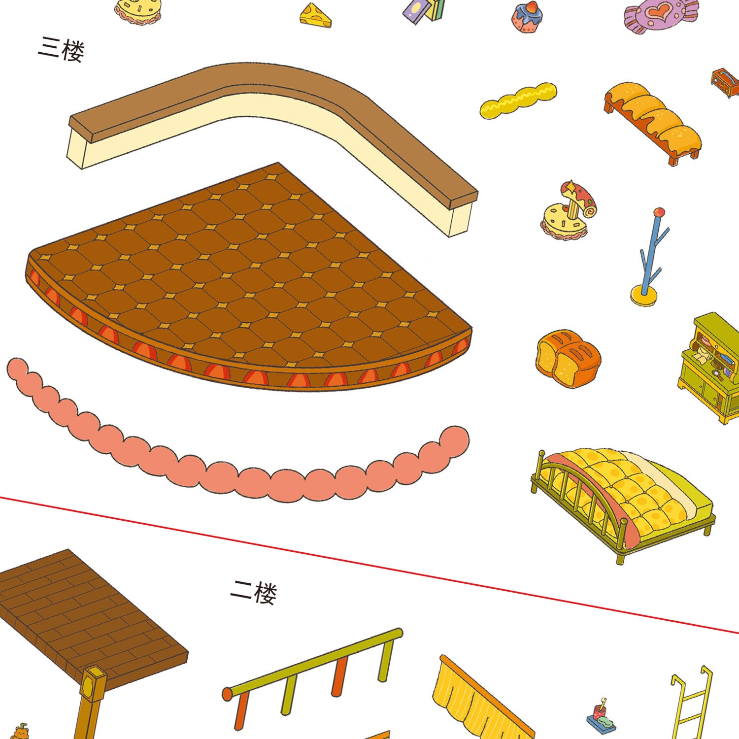 Large Edition 23.0 Flip Series Scenery Stickers 3D Stickers Cute DIY Stress Relief