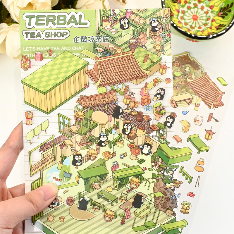 Cos Boss Series 8.0 DIY Miniature Scene Decoration Stickers Stress Relief