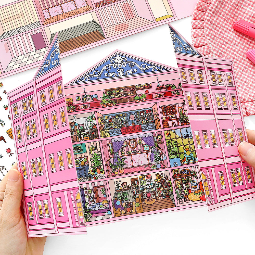 Today's Business 3D DIY Miniature Scences Sticker 20 Lovely Miniature Stickers