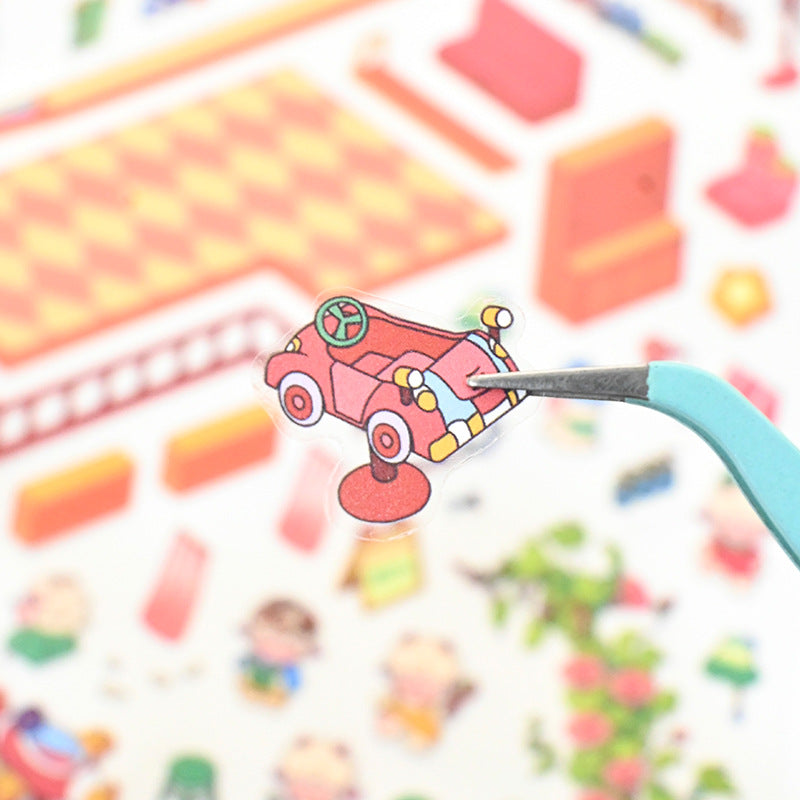 Cos Boss Series 8.0 DIY Miniature Scene Decoration Stickers Stress Relief