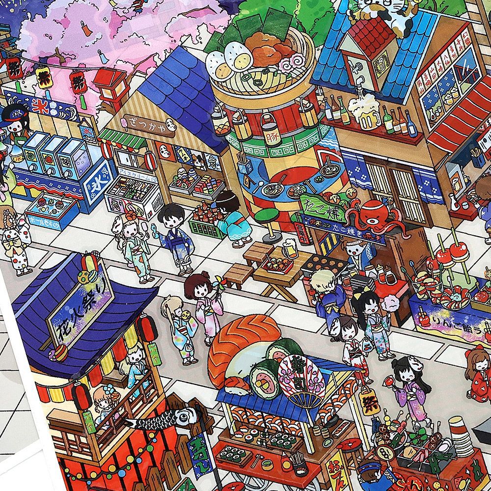 Today's Business 3D DIY Miniature Scences Sticker 23 Lovely Miniature Stickers