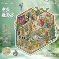 Scenery Stickers Retro Scene 90.0 3D Miniature House Miniature Scene Collage Journal Stickers
