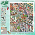 Landscape Stickers Street View Series Special Oil 106.0 Scene Stickers 3D DIY Miniature Scene Journal Stickers