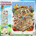 Christmas Series Scene Stickers 110.0  DIY Miniature Scene Scrapbook Stickers Stress Relief Stickers
