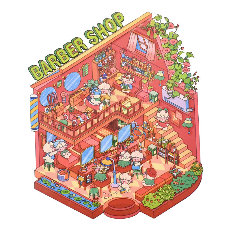 Cos Boss Series 8.0 DIY Miniature Scene Decoration Stickers Stress Relief