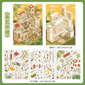 My Little House 3D DIY Miniature Scences Sticker 17 cute Miniature Stickers