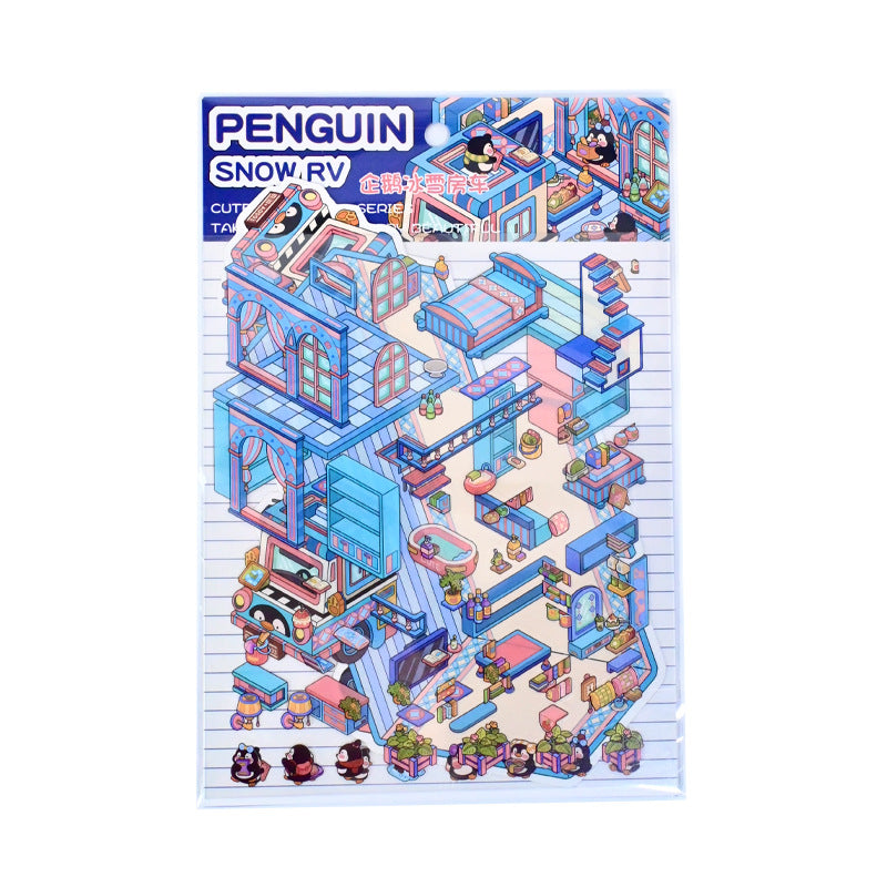 RV 6.0 Miniature Scene Decoration Stickers Mini Stress Relief DIY Stickers