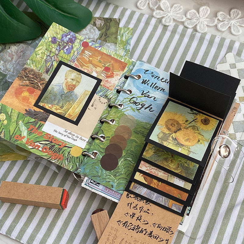 Vintage Style Confident Journal Gift Box Set Simple Tools and Materials