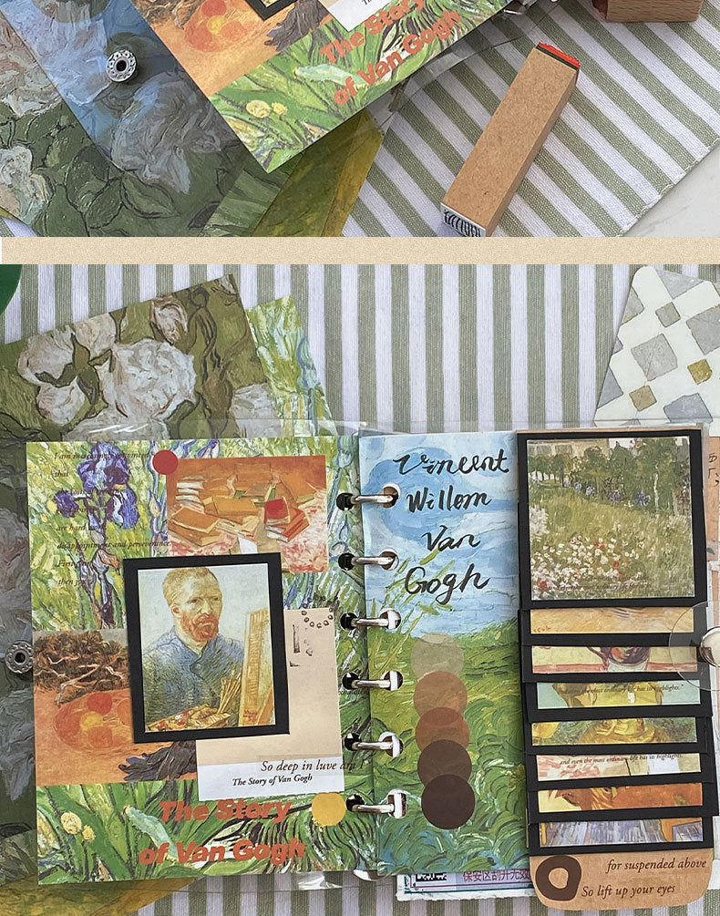 Vintage Style Confident Journal Gift Box Set Simple Tools and Materials