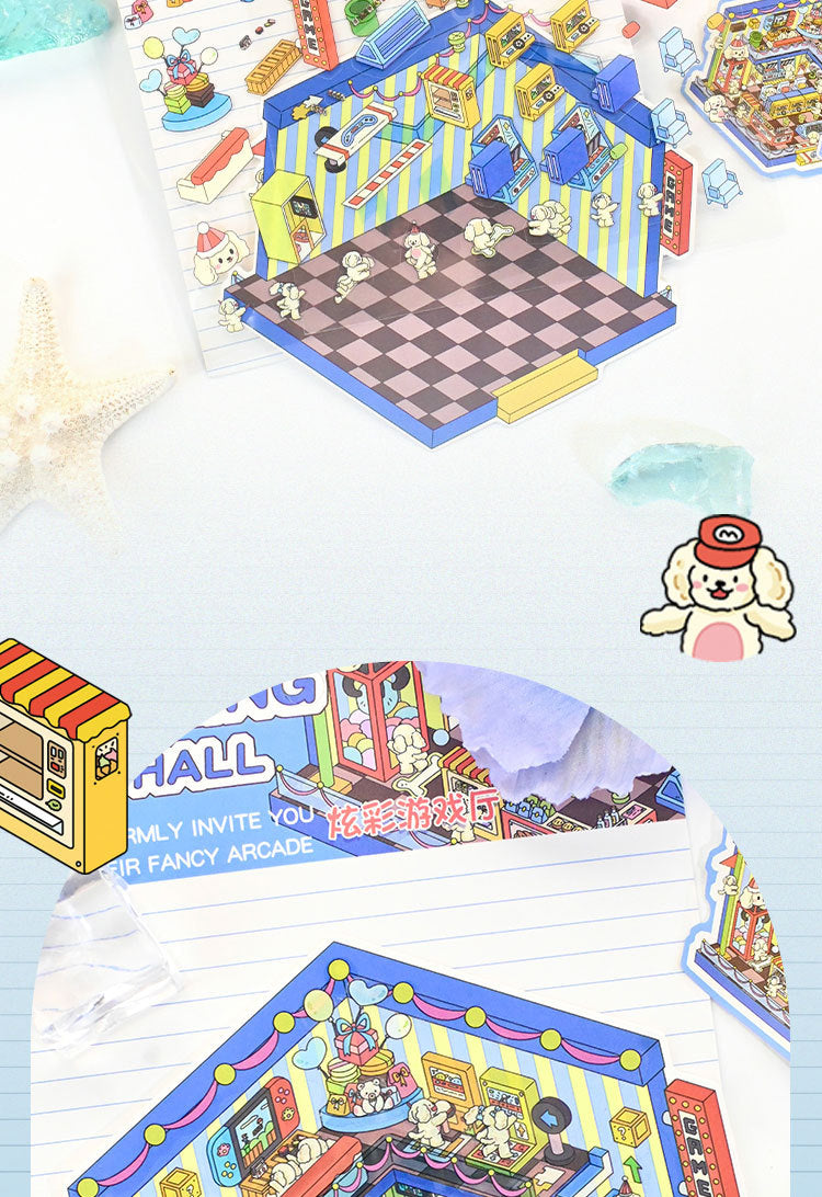 Cos Boss Series 8.0 DIY Miniature Scene Decoration Stickers Stress Relief