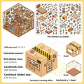 Today's Business 3D DIY Miniature Scences Sticker 19 Lovely Miniature Stickers