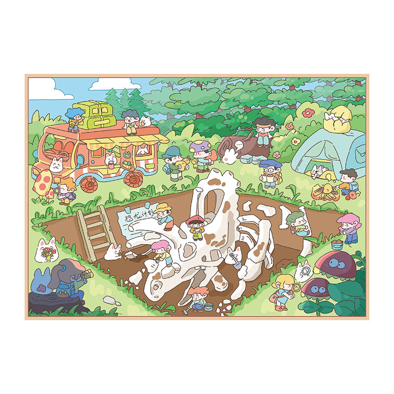 Large Scene Stickers 39.0 3D Stickers Creative Miniature Scene Collage Stress Relief Stickers