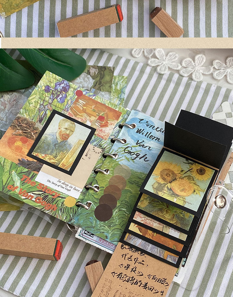 Vintage Style Confident Journal Gift Box Set Simple Tools and Materials