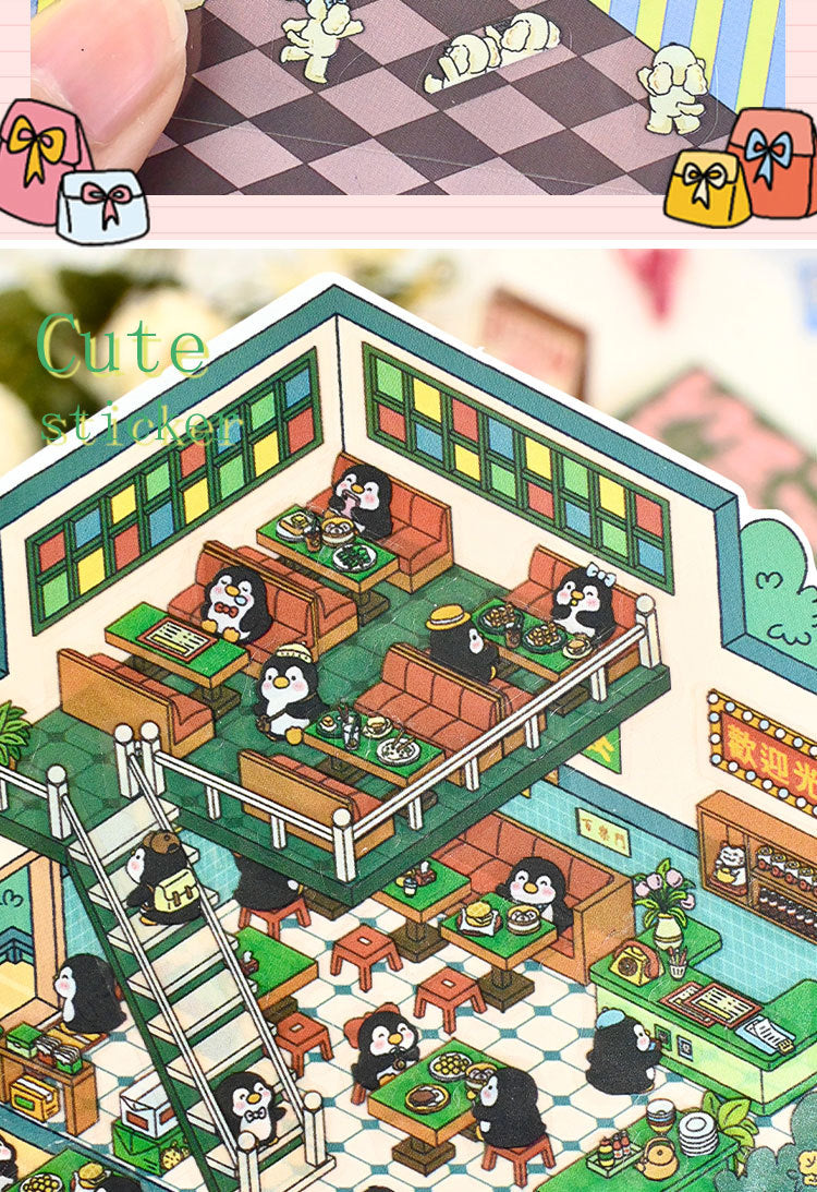 Cos Boss Series 8.0 DIY Miniature Scene Decoration Stickers Stress Relief