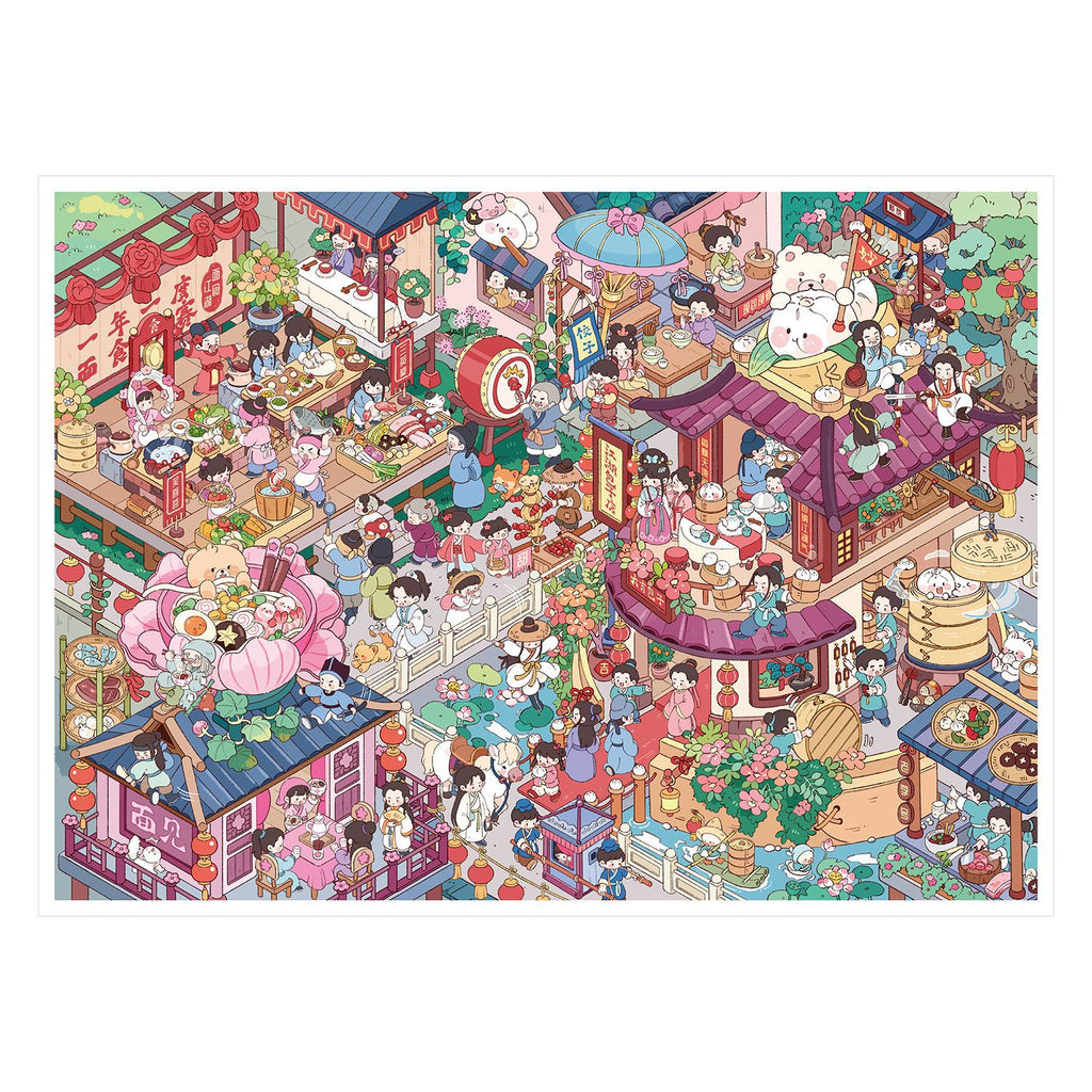 Scenery Stickers Enlarged Ancient Style 114.0 Scene Stickers 3D Miniature Scene Stress Relief Journal Stickers