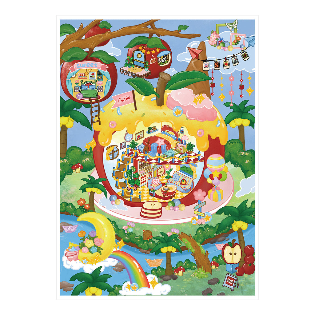 Decorative Stickers Cake Series 83.0 Scene Stickers 3D Miniature Scene Stickers Journal Stickers