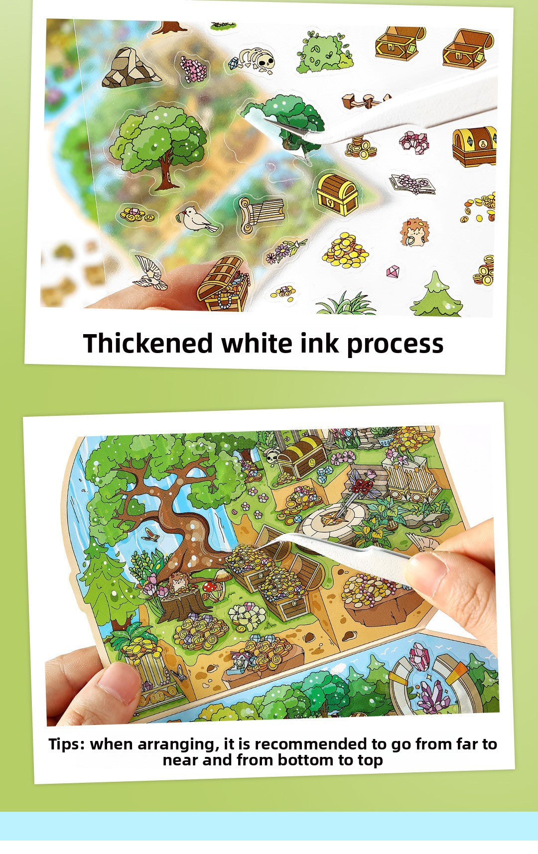 Today's Business 3D DIY Miniature Scences Sticker 11 Lovely Miniature Stickers