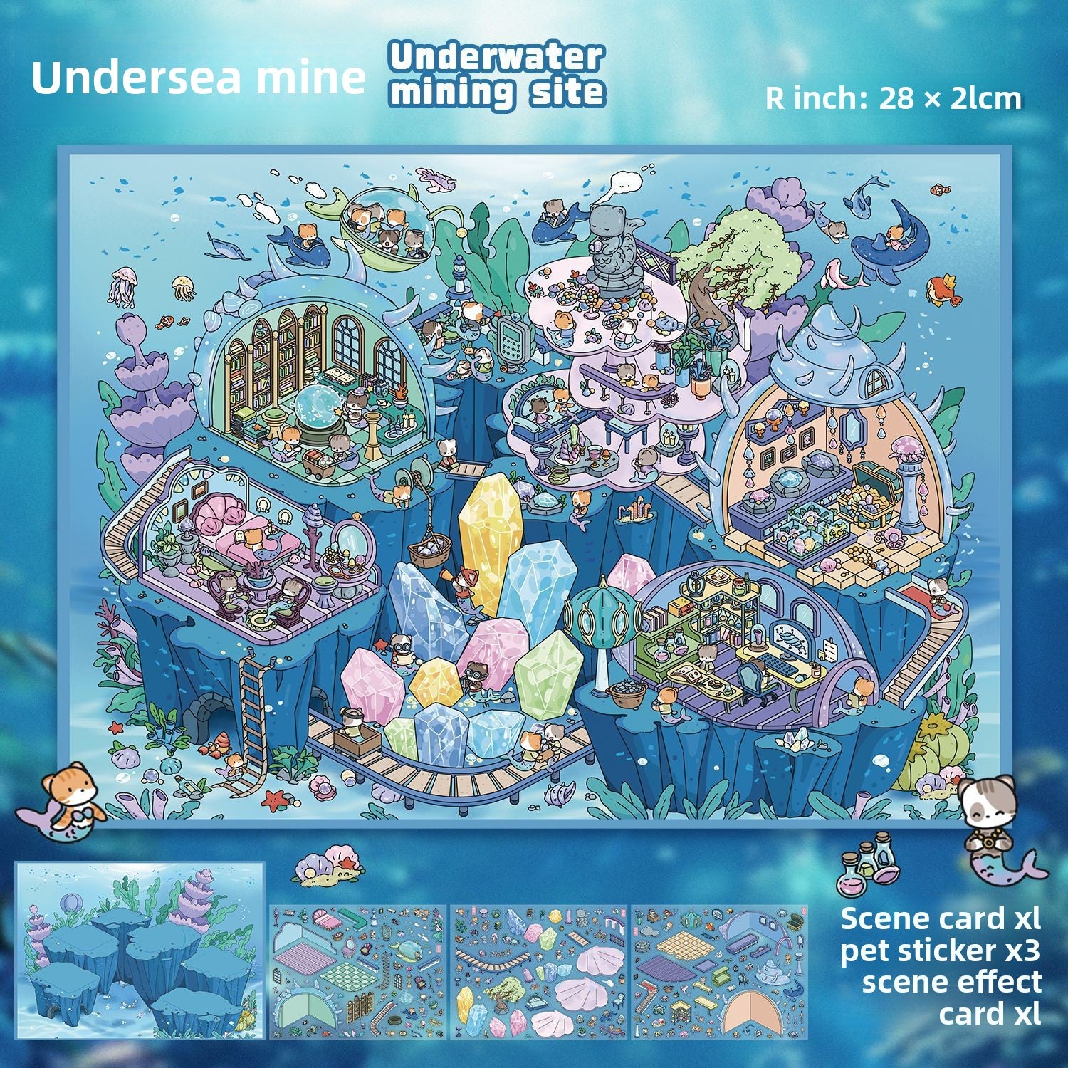 Scenery Stickers Special Oil Series 105.0 Scene Stickers Miniature Scene Journal Stickers Stress Relief DIY Stickers