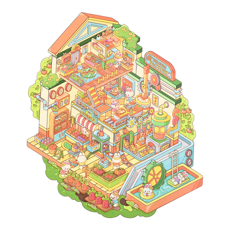 Large Edition 5.0 DIY Miniature Scene Decoration Stickers Mini Stress Relief