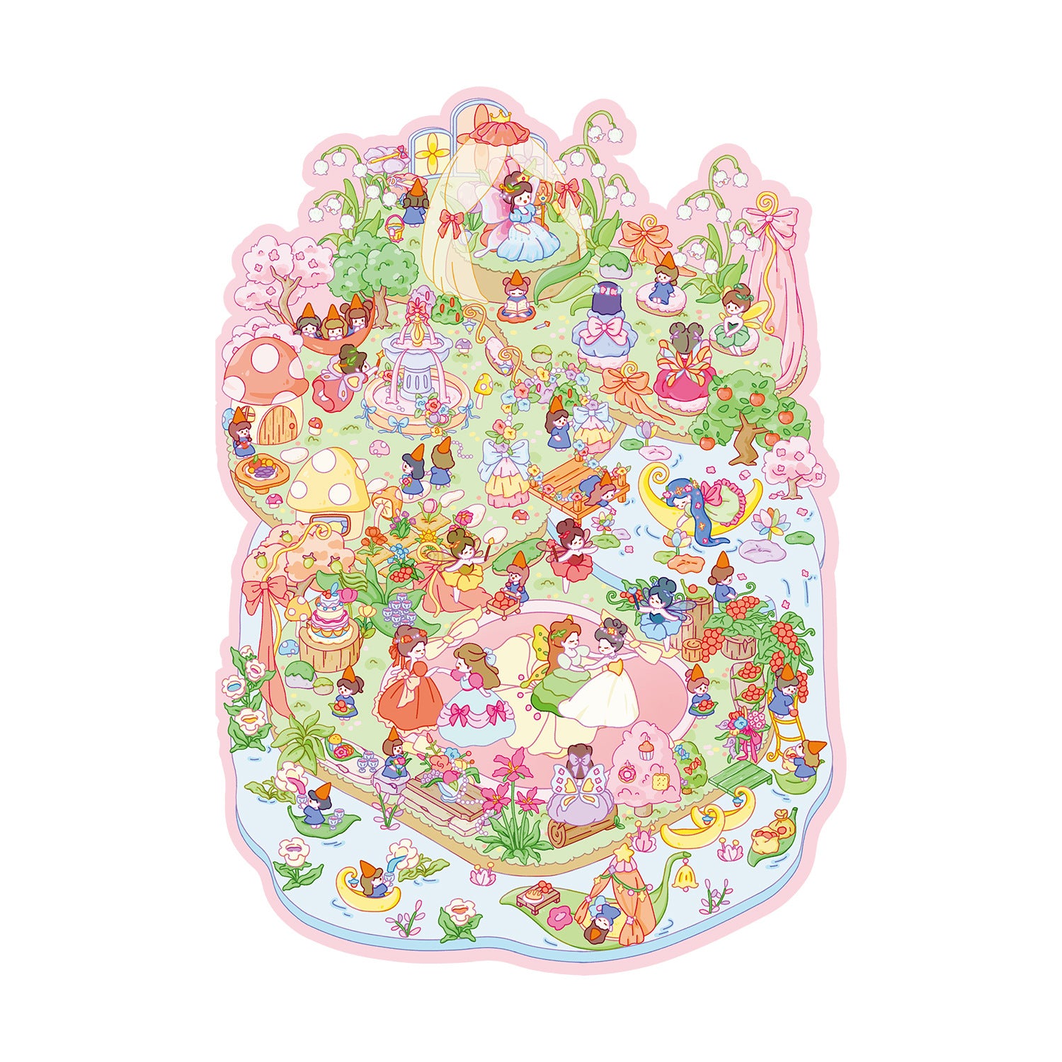 Large 97.0 Scrapbook Stickers Handmade Stress Relief Stickers Miniature Scene Collage 3D Scene Stickers