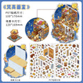 Miniature Corner Scenery Stickers 5 Creative Journal DIY Scene Stress Relief Collage